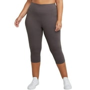 Just My Size Women's Plus-SizeStretch Jersey Capri Length Leggings